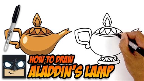 Aladdin Lamp Drawing For Kids - pic-cafe