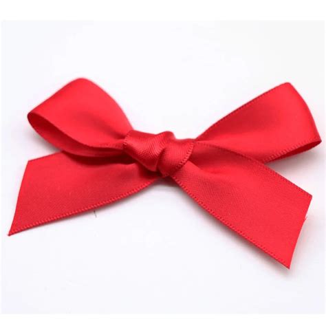 100Pcs Mini Satin Ribbon Flowers Bows Gift Craft Wedding Decoration DIY ...