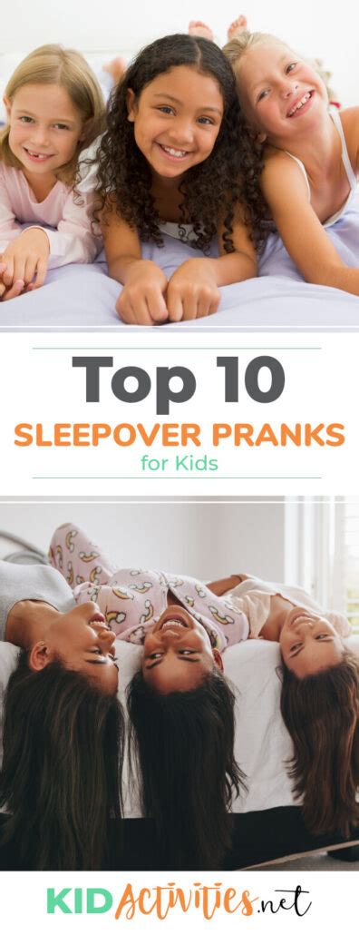 Top 10 Sleepover Pranks for Kids - Kid Activities