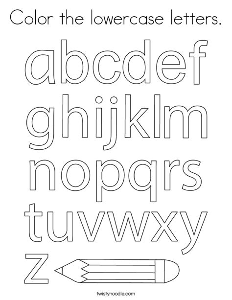 ️Lowercase A Coloring Page Free Download| Goodimg.co