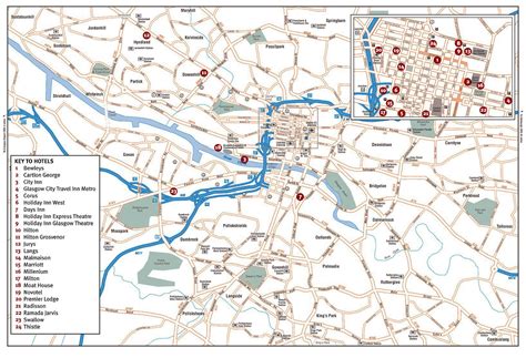 Large Glasgow Maps for Free Download and Print | High-Resolution and ...