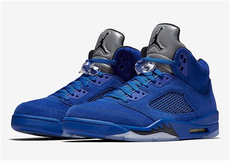 Air Jordan 5 Blue Suede 136027-401 Release Date - Sneaker Bar Detroit