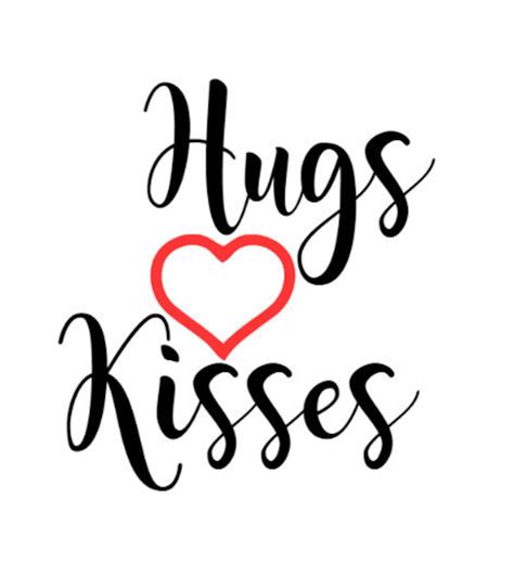 Hugs and Kisses SVG PNG JPEG | Etsy