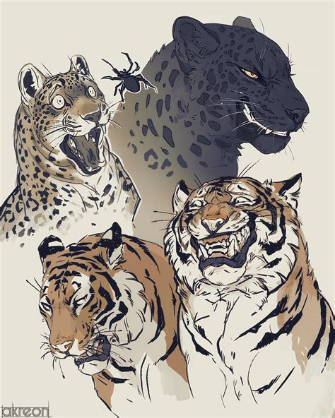 ArtStation - Anna Podedworna in 2020 | Big cats art, Furry art ...