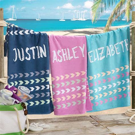 personalized beach towels