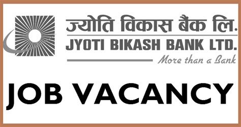 Jyoti Bikash Bank Limited Vacancy for Junior Assistant - JOBS NOTICES