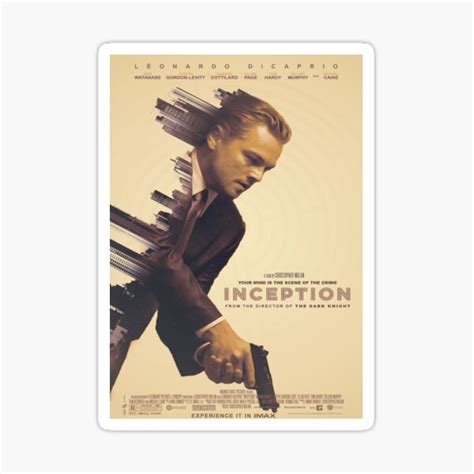 "Inception Fan Art Goodies" Sticker by Zrxam | Redbubble