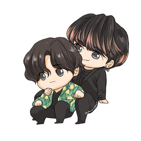 Taekook Fanart Kpop Bts Chibi Bts Fanart Y Bts | The Best Porn Website