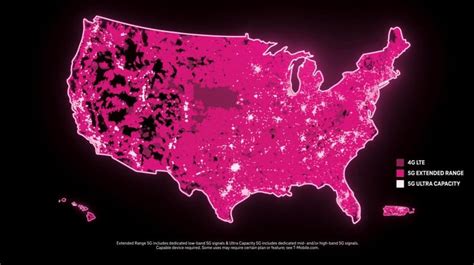 T-Mobile 5G Coverage Map 2024 | Technologg