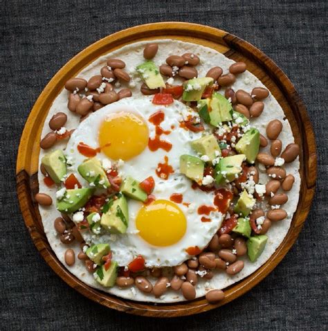 Huevos Rancheros with Avocado Salsa - Half Cup Habit