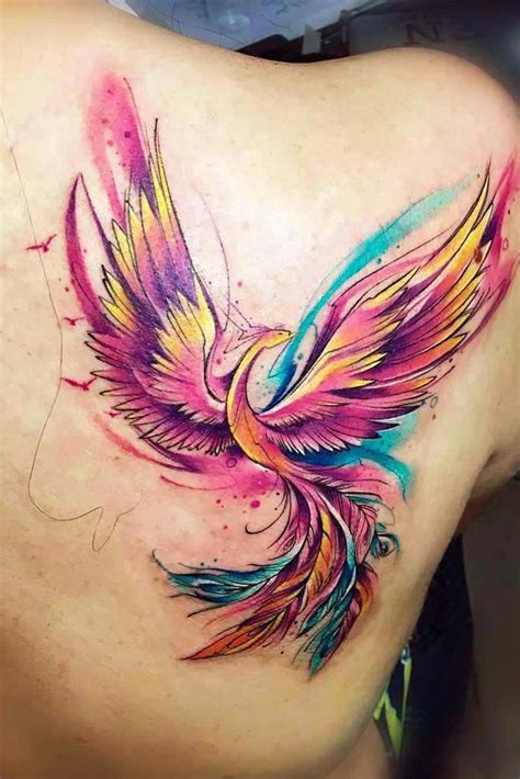 Beautiful Watercolor Tattoo Design For Shoulder #shouldertattoo # ...