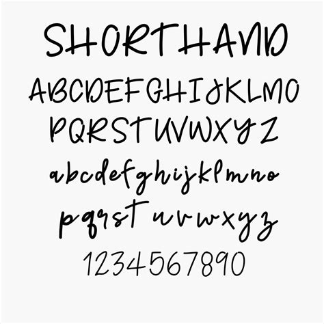 Free Printable Hand Lettering Alphabet