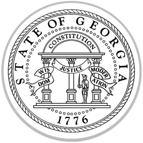 Georgia State Seal Vector at Vectorified.com | Collection of Georgia ...