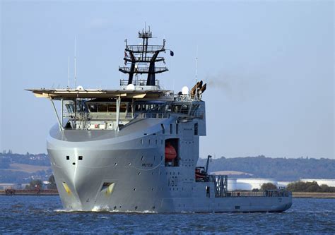 Multi Purpose Offshore Vessel RFA Proteus heads to London | Ships Monthly