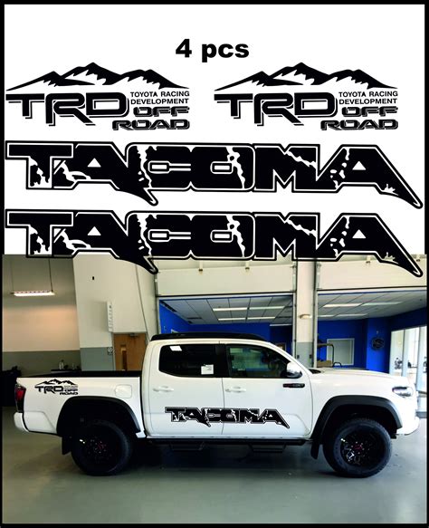 Toyota TRD 4X4 off road decal / Tacoma Decal Tacoma stickers | Etsy