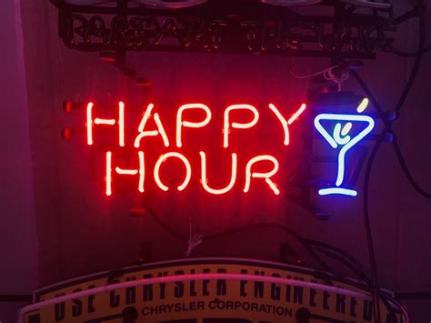 Happy Hour Neon Sign / Neon Signs / Happy Hour Signs / alcohol | Etsy