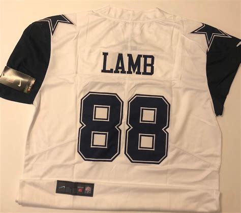 Cee Dee Lamb Dallas Cowboys Jerseys in Color Rush and Blue | Etsy