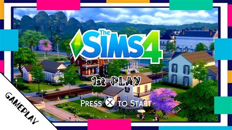 1st Play!! - The Sims 4 PS4 (Gameplay) || PEDRUH - YouTube