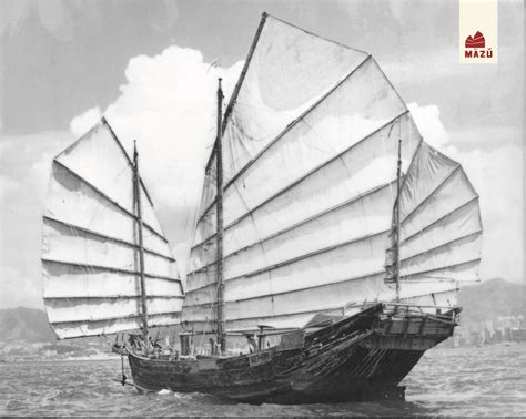 A traditional Chinese Junk in the harbour of Hong Kong. | Chinese boat ...