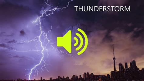 THUNDERSTORM SOUND EFFECT - LONG - (Free download) - YouTube