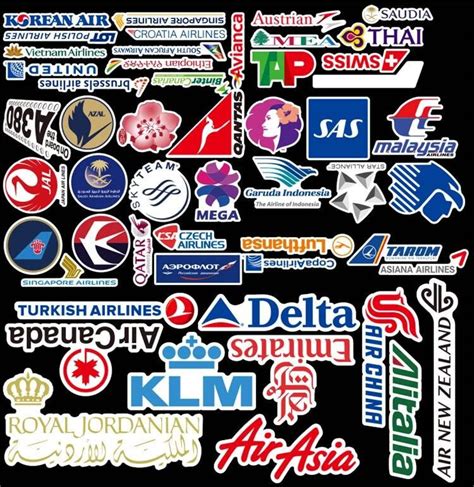 Airline Stickers | Etsy