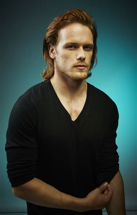 Comic Con Portraits of Sam Heughan - Outlander 2014 TV Series Photo ...