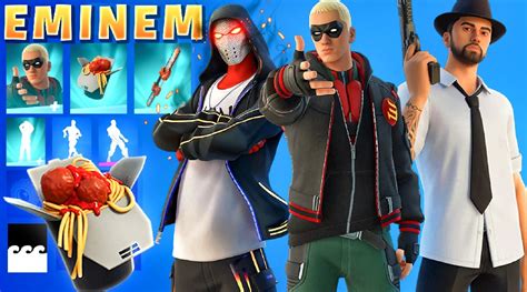 Preview of All Eminem Skins, Cosmetics and Gear in Fortnite | Eminem ...