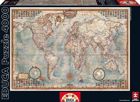 Educa World Map Puzzle