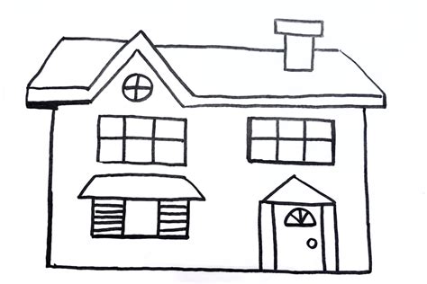 Free Printable House Coloring Pages