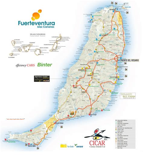 Fuerteventura Map