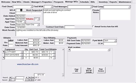 Microsoft Access Bill Of Materials Database Template - PERINGKAT