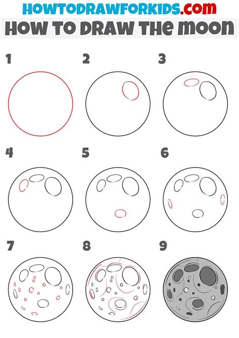 How to Draw a Full Moon | Space drawings, Moon drawing, Easy drawings