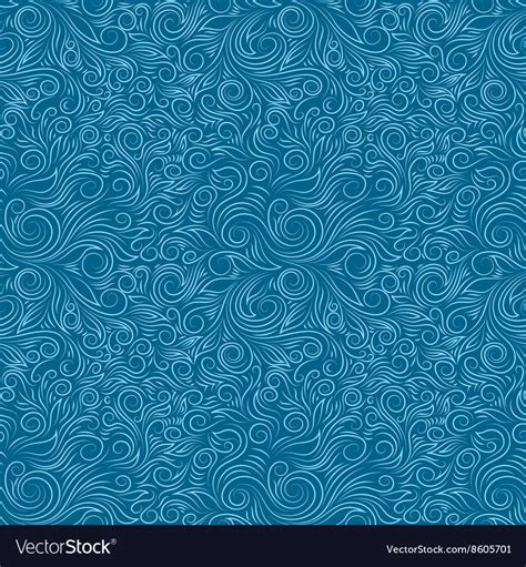 Blue swirl pattern Royalty Free Vector Image - VectorStock