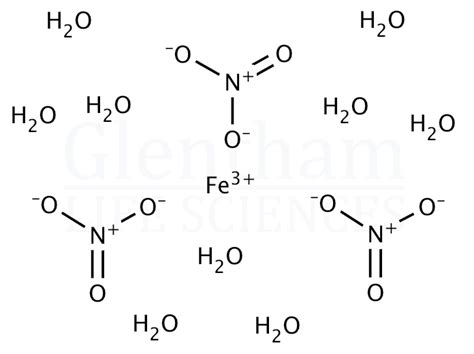 Iron(III) nitrate nonahydrate, 98% (CAS 7782-61-8) | Glentham Life Sciences