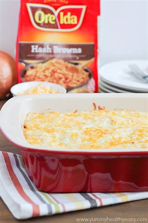 Potato Casserole made easy by using Ore-Ida Shredded Potato Hash Browns ...