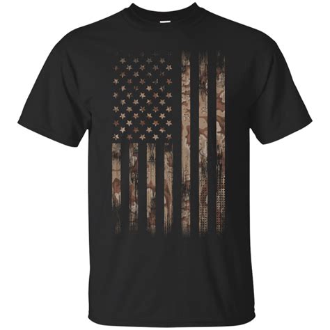 Really Cool Camo Camouflage Weathered American Flag Tee Shirt Check it ...