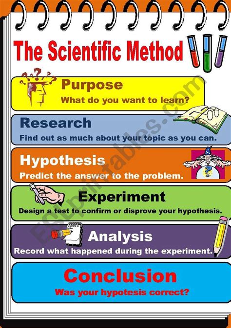 Scientific Method Steps Worksheet - Wordworksheet.com