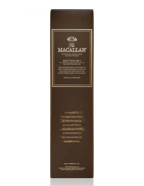 Macallan Edition No.1 750ml - Global Whisky Line