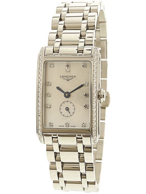 Longines - Longines Women's Dolcevita L52550876 Silver Stainless-Steel ...