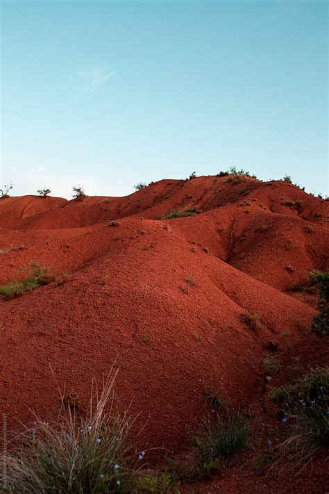 «Shapes And Textures Of Red Land» del colaborador de Stocksy «Blue ...