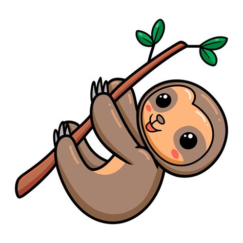 Baby Sloth Cartoon