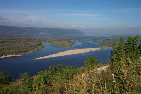 Russian nature: The Volga river