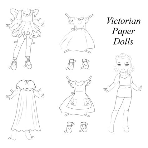 Paper Dolls To Color - 10 Free PDF Printables | Printablee