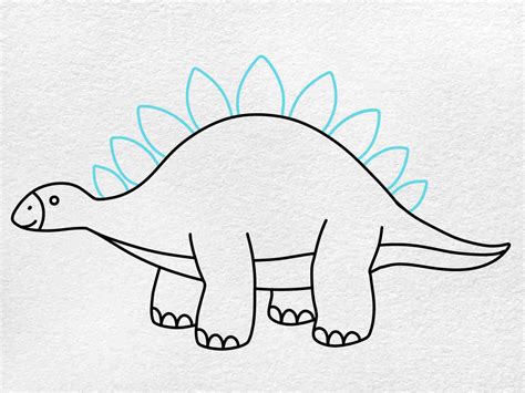 Stegosaurus Drawing