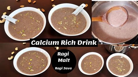 Ragi Java Recipe In Telugu | రోజూ తాగితే ఎముకలు పుష్టిగా తయారవుతాయి ...