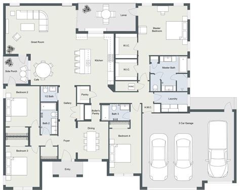 Floor Plans For 4 Bedroom 3 Bath House | www.resnooze.com