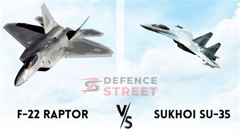 F-22 Raptor Vs. Sukhoi SU-35 Comparison, BVR & Dogfight - Defence Street