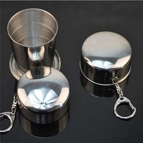 Collapsible Cup (150-250 ml): Stainless Steel Travel Cup & Camping Cups