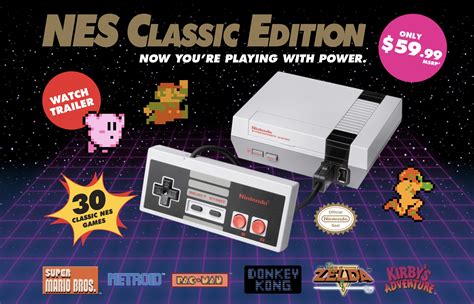 Nintendo's NES Classic Edition Retro Games Console Returns in Stores on ...