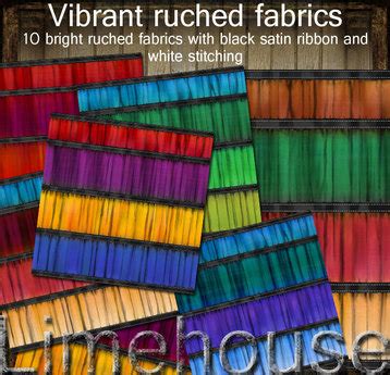 Second Life Marketplace - Vibrant ruched fabric textures